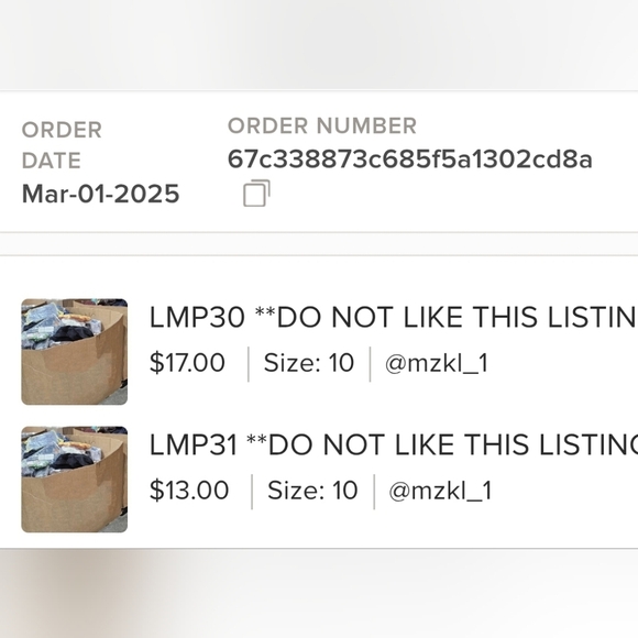 Just For mzkl_1 $30 - Picture 1 of 1